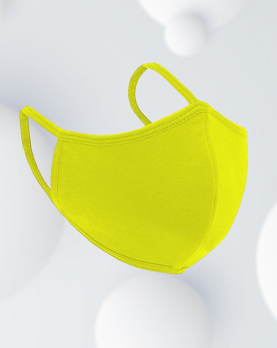 Yellow 8022 Neon Yellow Antibacterial Mask